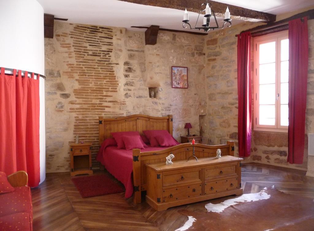Chambres d'hôtes l'Escuelle des Chevaliers Cordes-sur-Ciel Habitación foto